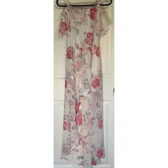 AS U Wish Floral Boho Maxi Dress/Romper Sz Medium - Picture 1 of 7